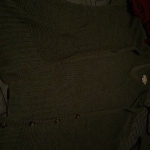 oliver green oversized cardigan